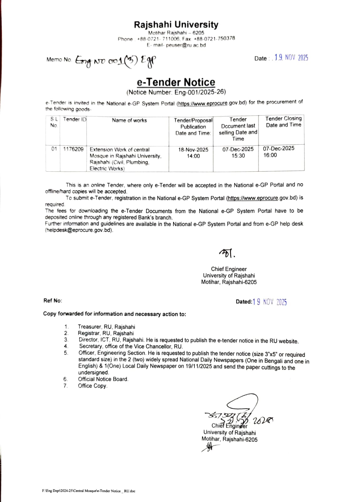 e-GP Tendering Method 19/11/2025
